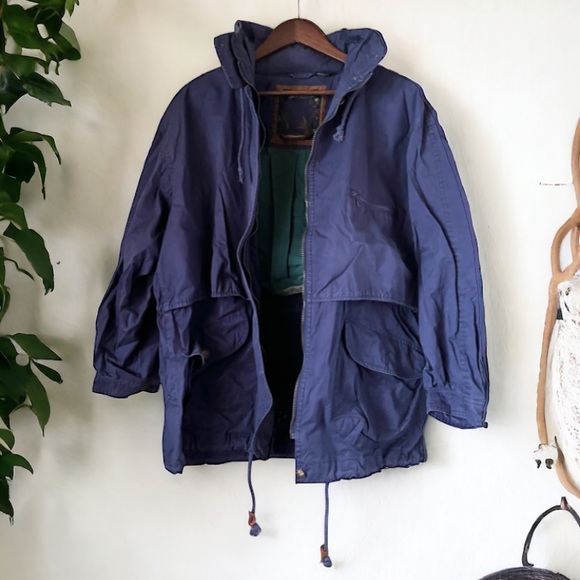 Woman Navy Blue Light Wight Jacket - Picture 13 of 14